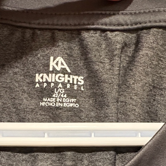 Auburn University Men's Grey T Shirt Knights Apparel Large Collegiate - Picture 3 of 5